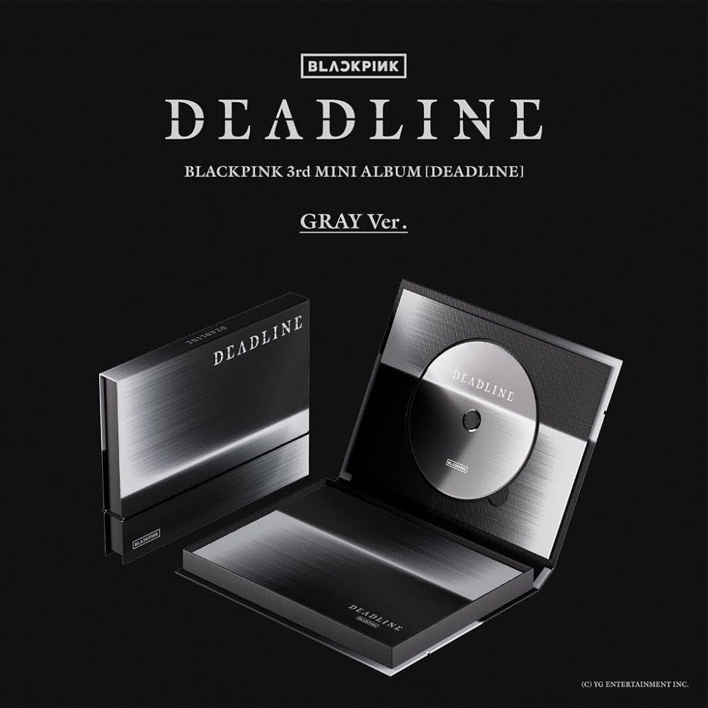 BLACKPINK (블랙핑크) - DEADLINE 3rd Mini Album (GRAY Version)