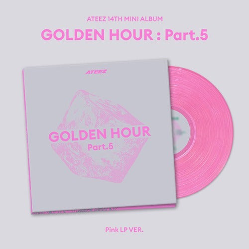 ATEEZ (에이티즈) - GOLDEN HOUR: Part.5 14th Mini Album (PINK LP Version)
