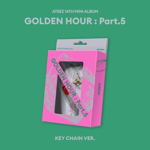 ATEEZ (에이티즈) - GOLDEN HOUR: Part.5 14th Mini Album (KEYCHAIN Version)